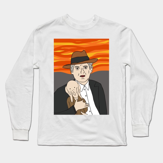 Edvard Munch Long Sleeve T-Shirt by grekhov